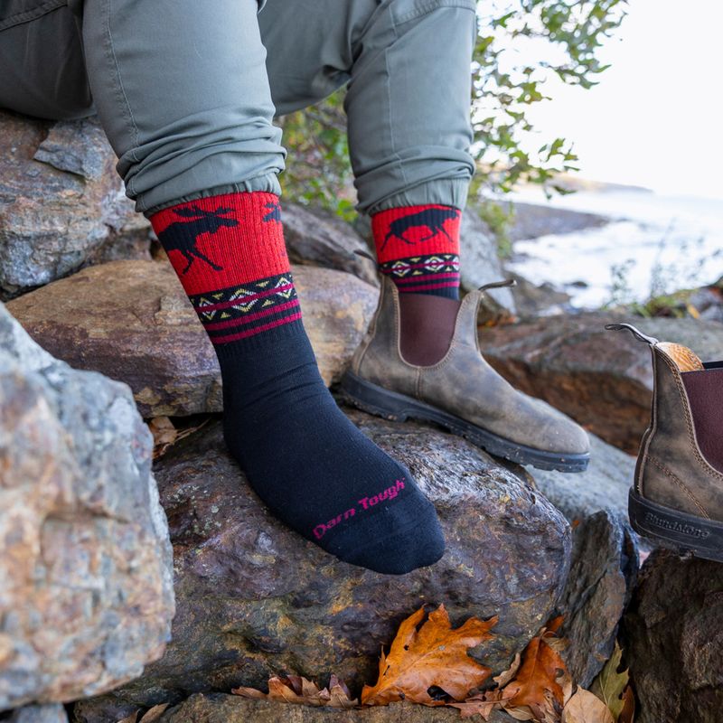 Мъжки чорапи Darn Tough VanGrizzle Boot Sock Cushion moose black 5
