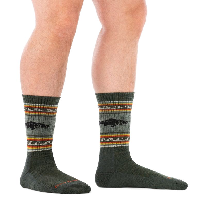 Мъжки чорапи Darn Tough VanGrizzle Boot Sock Cushion trout river 2