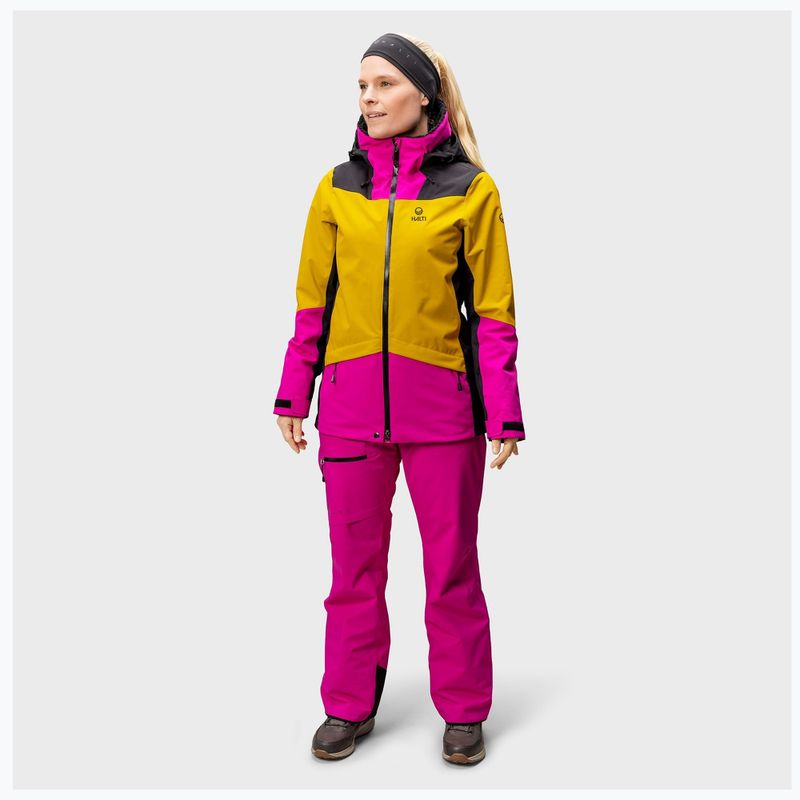 Дамско скиорско яке Halti Planker DX prima pink 2