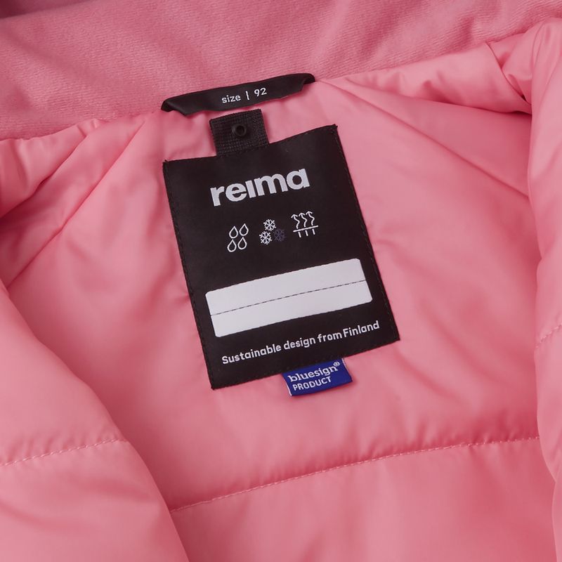 Детски ски костюм Reima Lappi в розово на залеза 7