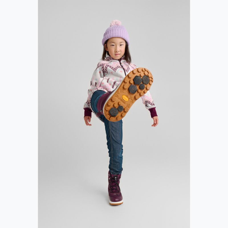 Детска зимна шапка Reima Topsu с лилав аметист 10