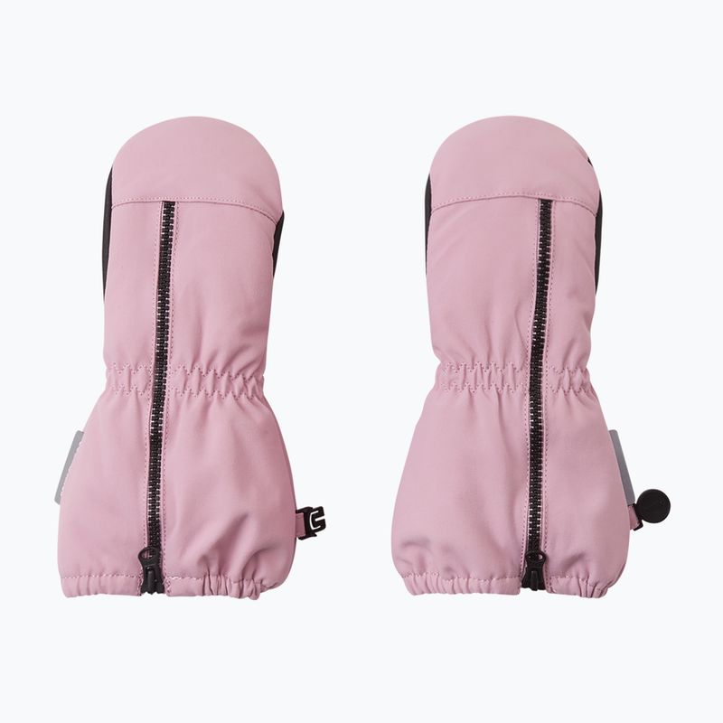 Детски ски ръкавици Reima Tepas Mittens сиви розови 5