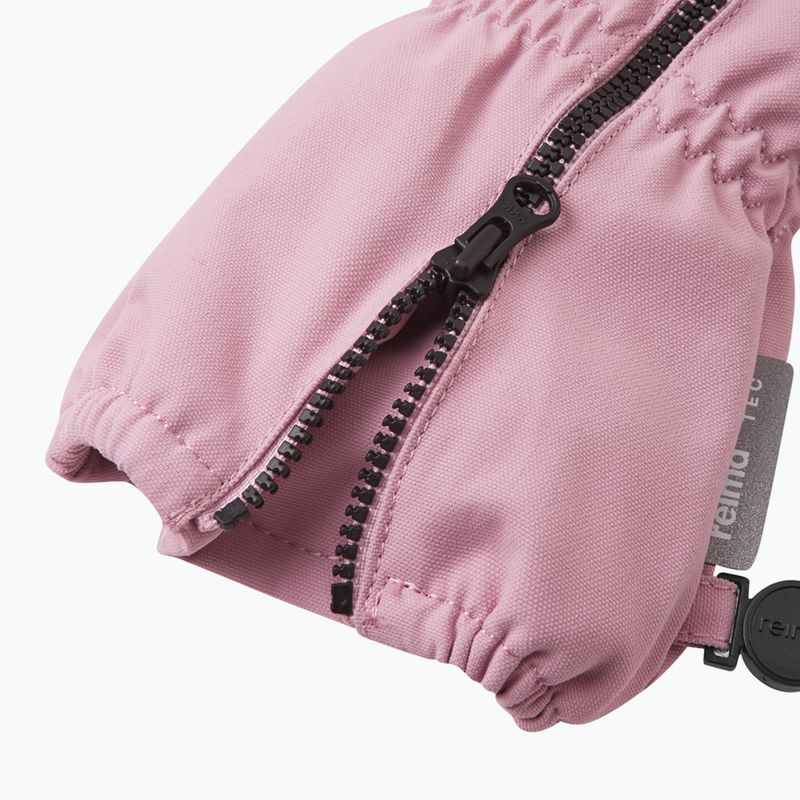 Детски ски ръкавици Reima Tepas Mittens сиви розови 8