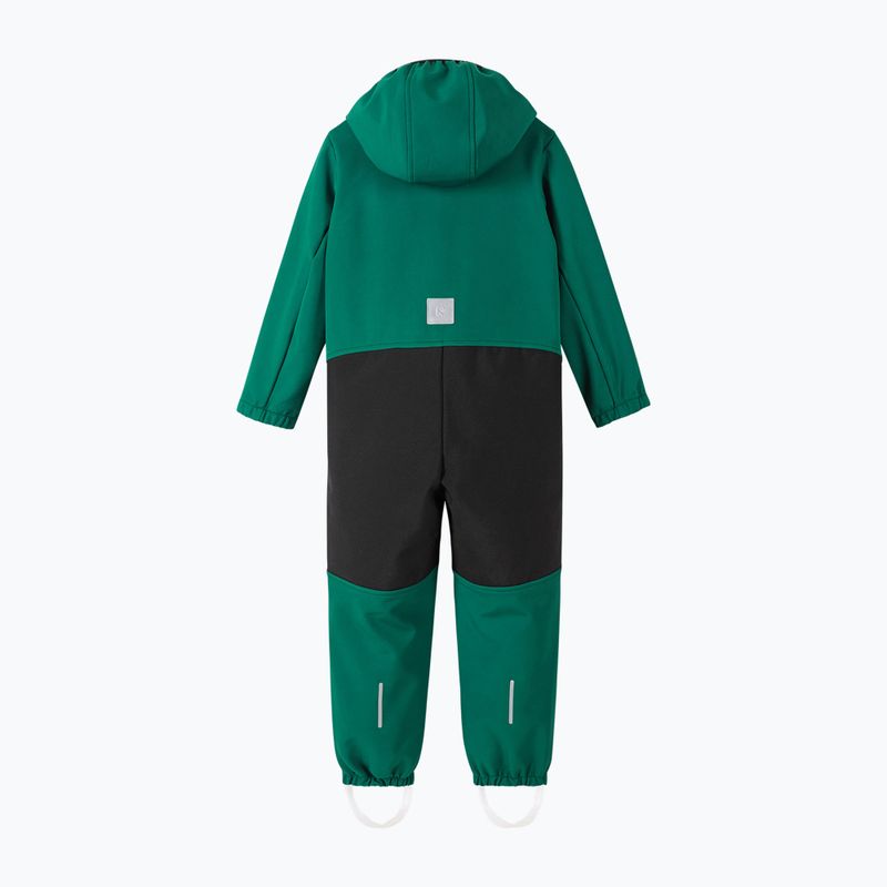 Гащеризон softshell dziecięcy Reima Nurmes deeper green 3
