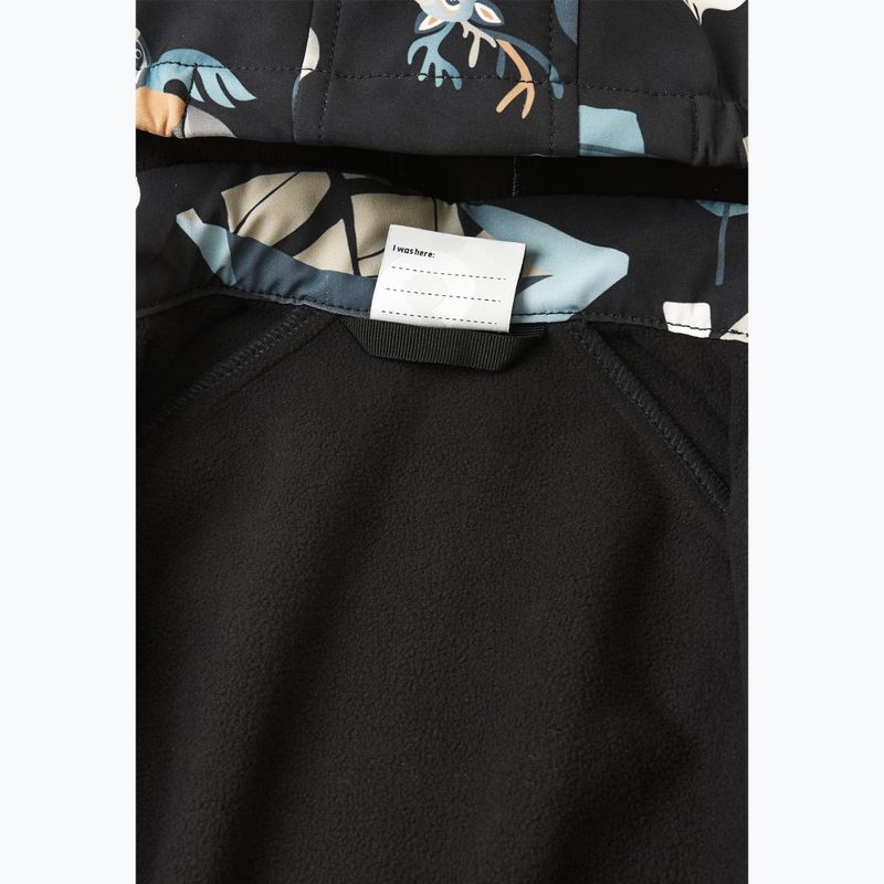 Детски софтшел гащеризон Reima Mjosa black 4