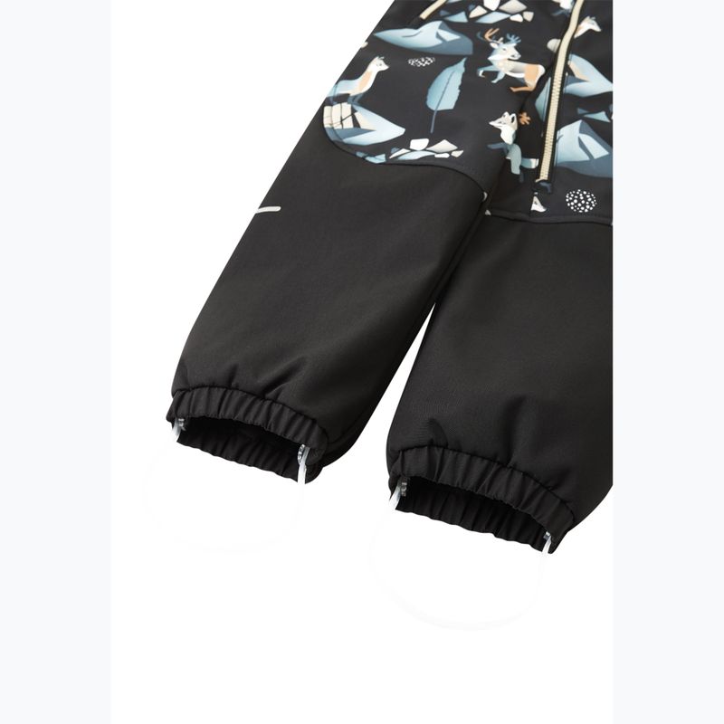 Детски софтшел гащеризон Reima Mjosa black 5