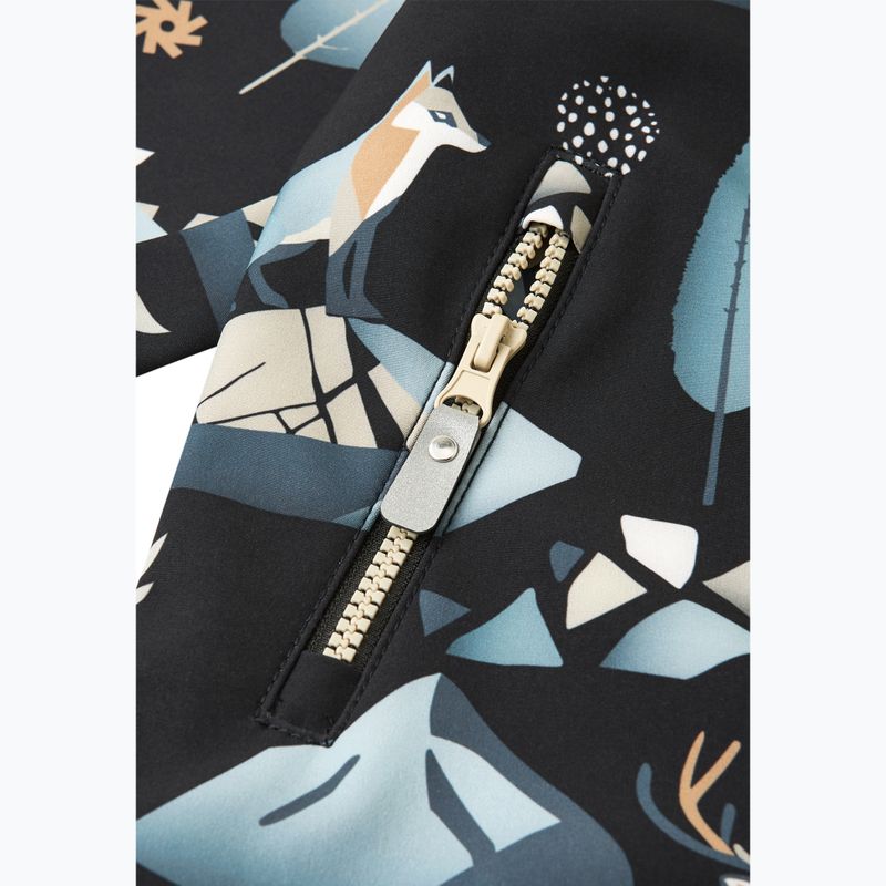 Детски софтшел гащеризон Reima Mjosa black 6