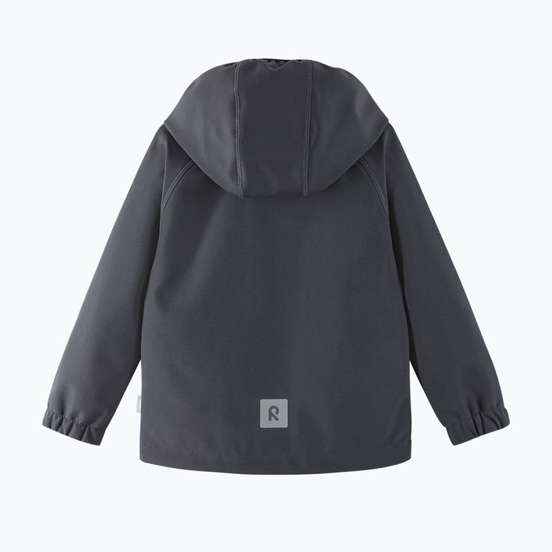 Детско софтшел яке Reima Vantti soft black 2