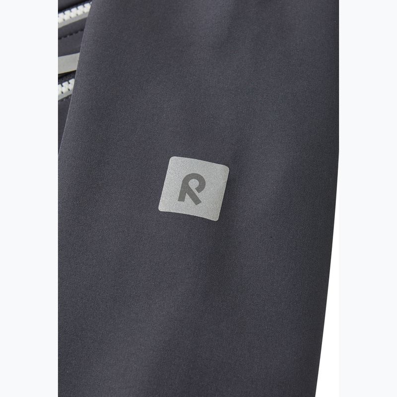 Детско софтшел яке Reima Vantti soft black 6