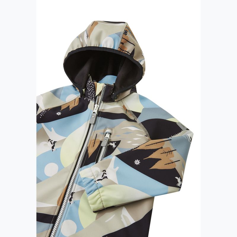 Детско софтшел яке Reima Vantti earthy beige 4