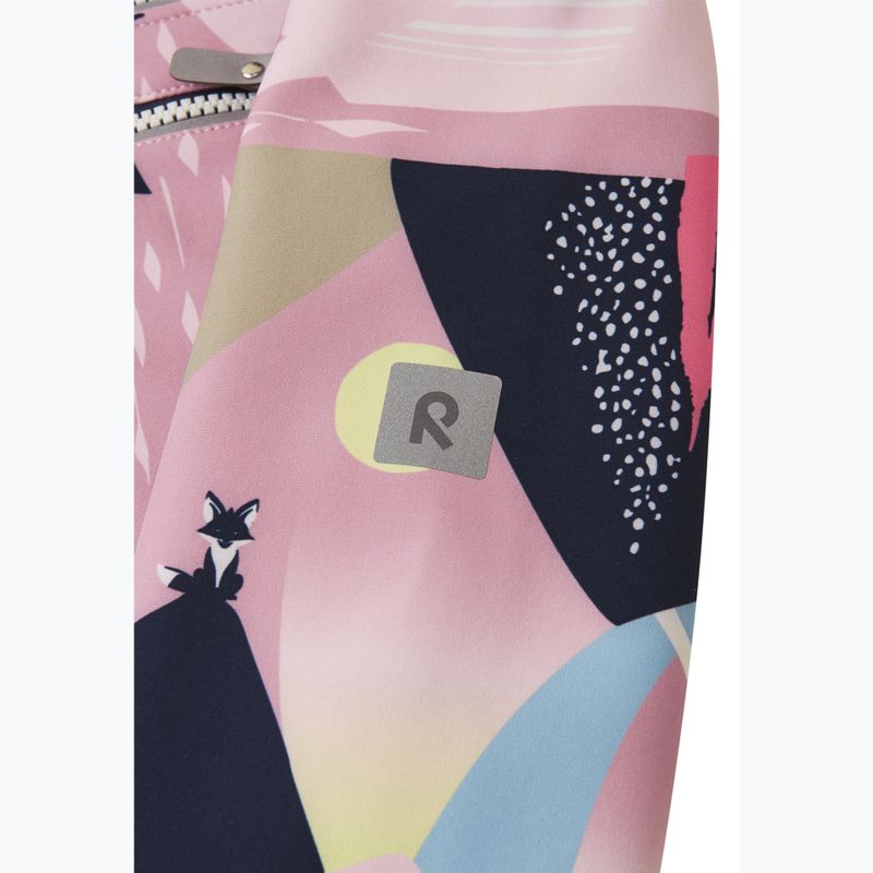 Детско софтшел яке Reima Vantti grey pink 7