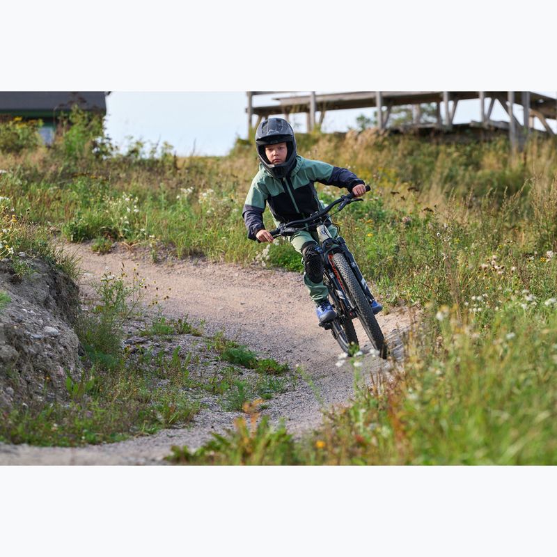 Детско хибридно яке Reima Vaeltava green clay 13