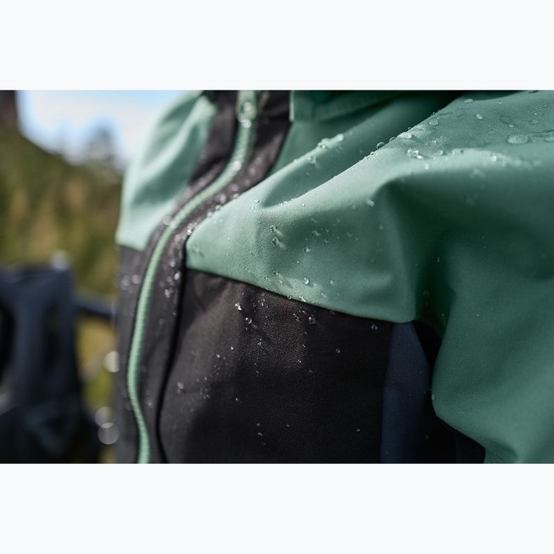 Детско хибридно яке Reima Vaeltava green clay 16