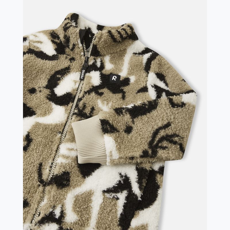 Детски суитшърт от полар Reima Turkkinen earthy beige 3