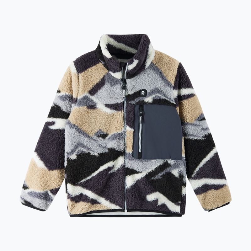 Детски суитшърт от полар Reima Turilas soft black 2