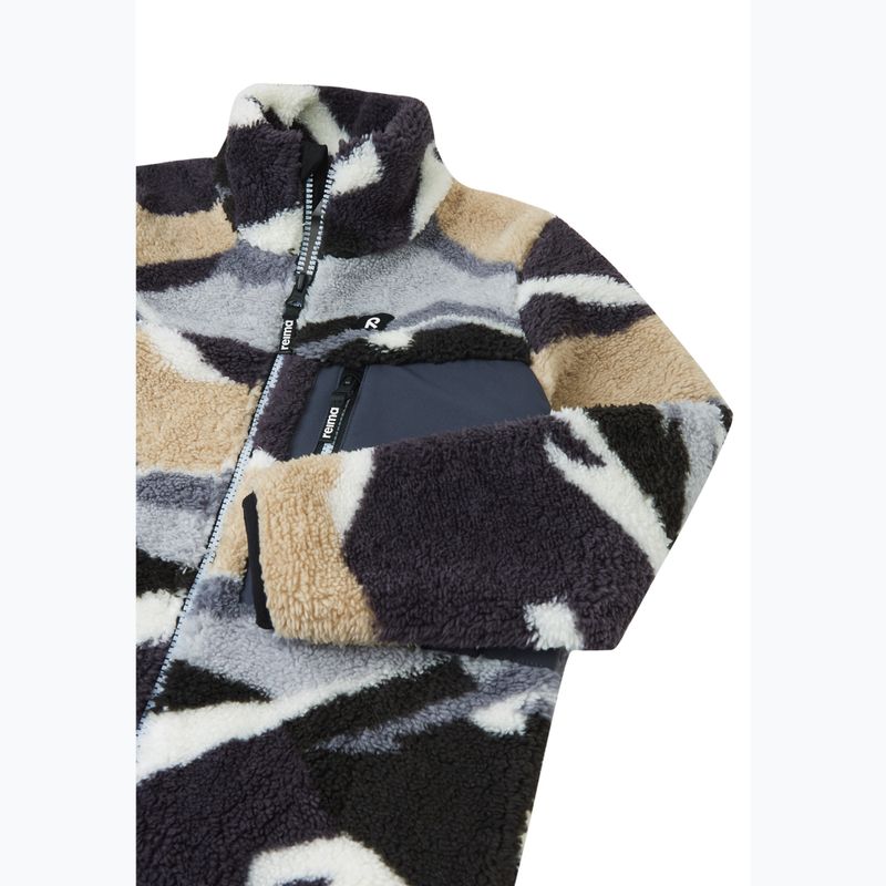 Детски суитшърт от полар Reima Turilas soft black 3