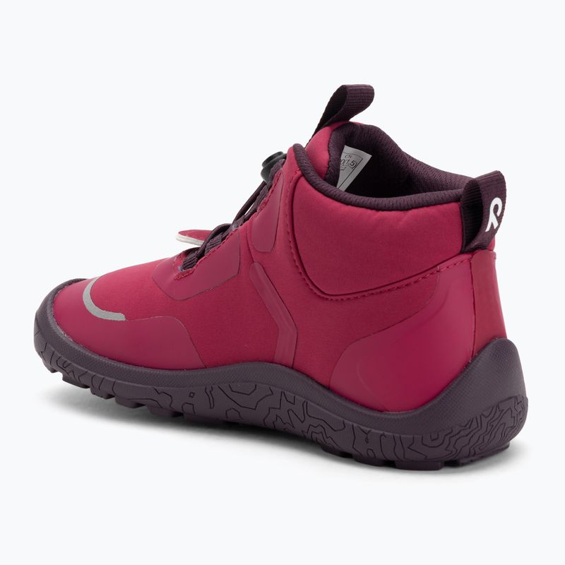 Детски обувки barefoot Reima Loikkii cool burgundy 3