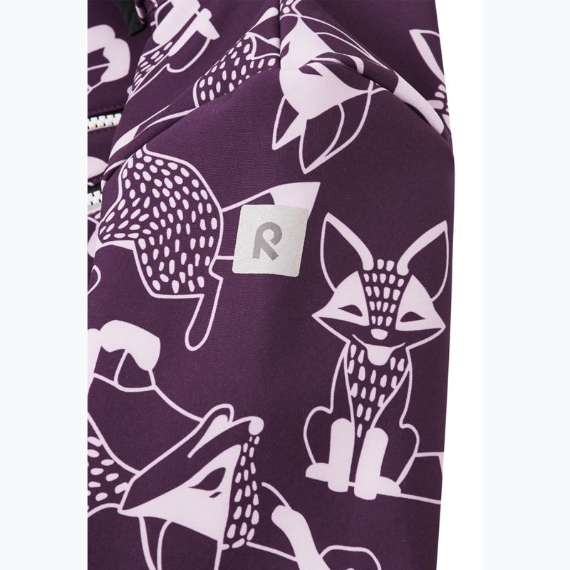 Детски софтшел гащеризон Reima Nurmes deeper deep purple 8