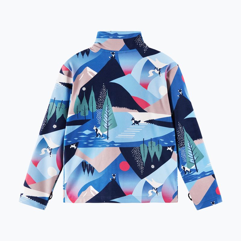 Детски суитшърт от полар Reima Iisisti blue ocean 2