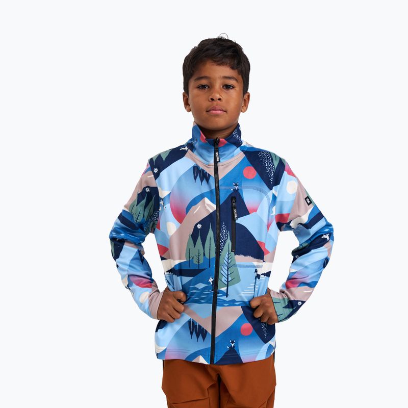 Детски суитшърт от полар Reima Iisisti blue ocean 5