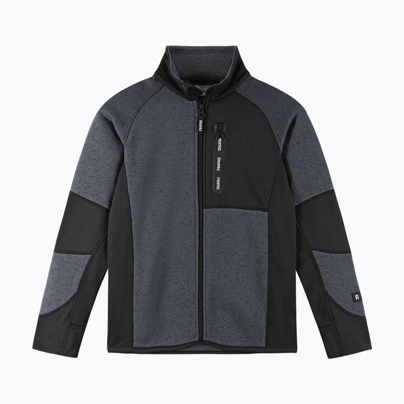 Детски поларен суитшърт Reima Liukuen soft black