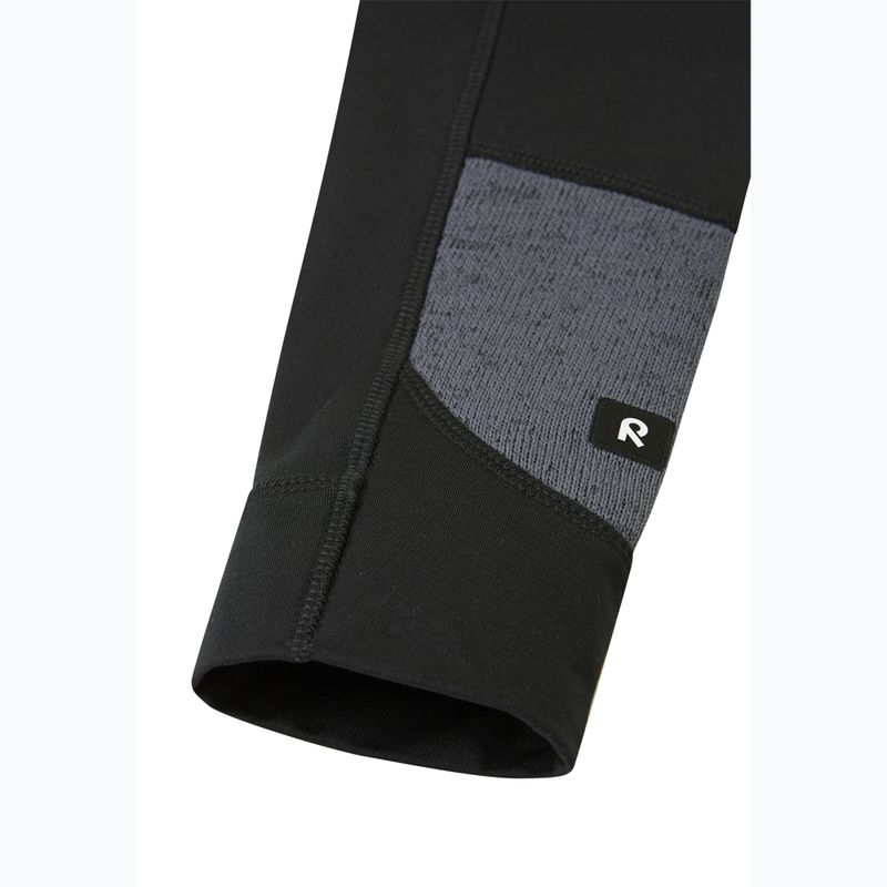 Детски поларен суитшърт Reima Liukuen soft black 4