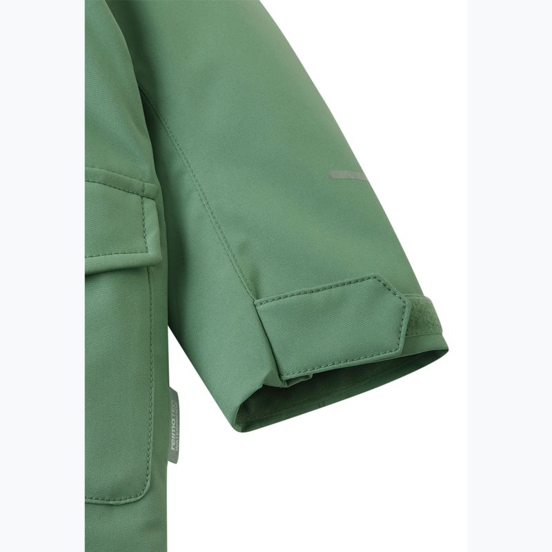 Детско зимно яке Reima Mutka green clay 10