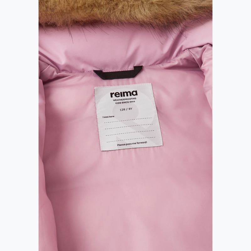 Детско пухено яке Reima Luvia grey pink 6