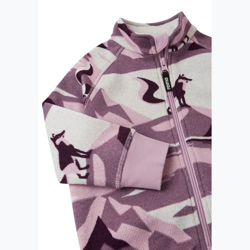 Детски суитшърт Reima Ornament deep purple 3