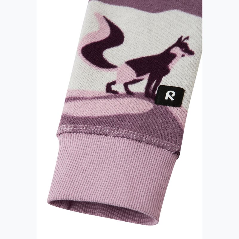 Детски суитшърт Reima Ornament deep purple 5