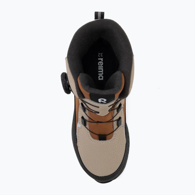 Детски ботуши за сняг Reima Hallava Quicklock earthy beige 5
