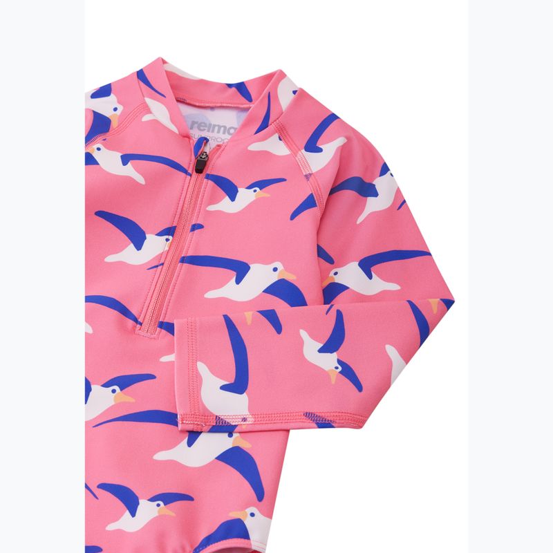 Детски цял бански костюм Reima Pihlis soft coral 3