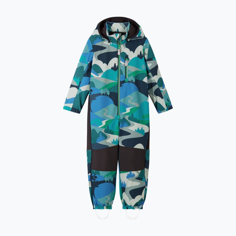 Детски софтшел гащеризон Reima Nurmes sparkly blue 2