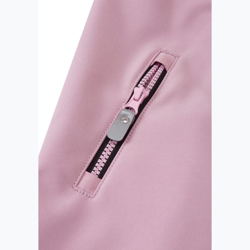 Детски софтшел гащеризон Reima Mjosa grey pink 5