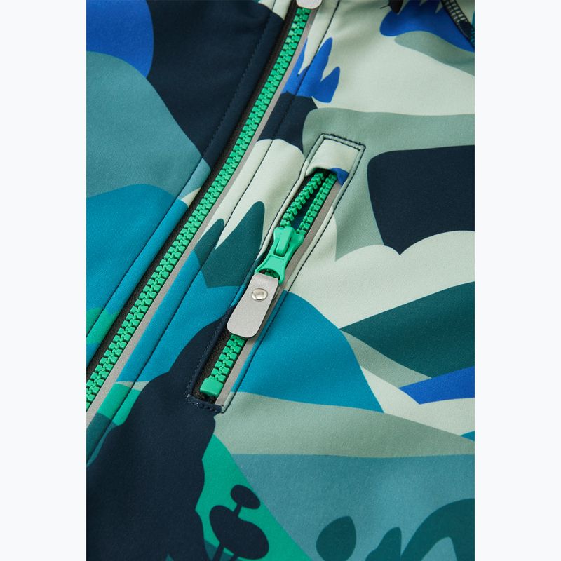Детско софтшел яке Reima Vantti dparkly blue 6