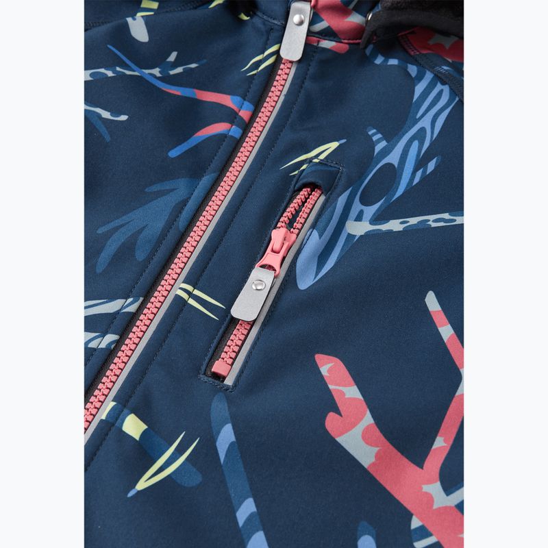Детско софтшел яке Reima Vantti navy 6