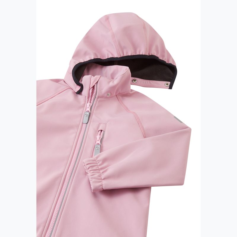 Детско софтшел яке Reima Vantti 5100009C-4500 grey pink 3