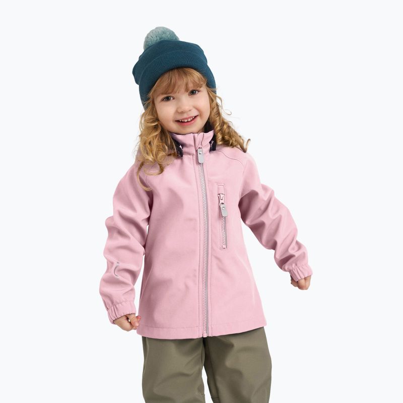 Детско софтшел яке Reima Vantti 5100009C-4500 grey pink 6