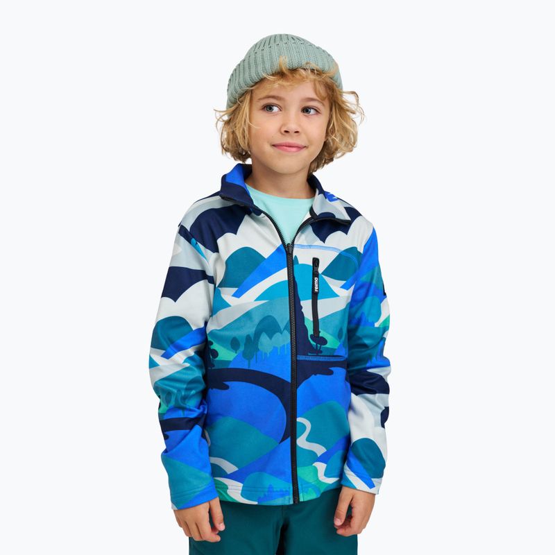 Детски поларен суитшърт Reima Iisisti sparkly blue 5