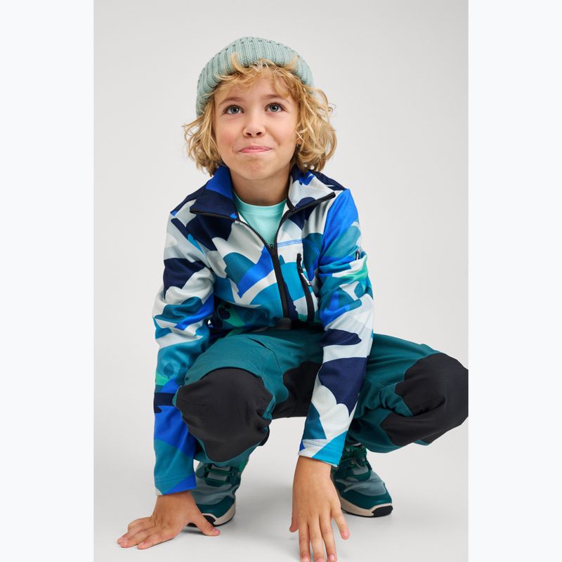 Детски поларен суитшърт Reima Iisisti sparkly blue 6