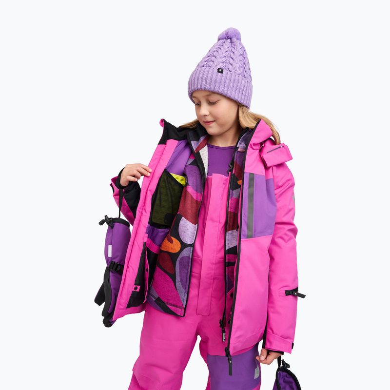 Детски поларен суитшърт Reima Niksini fucshia 7