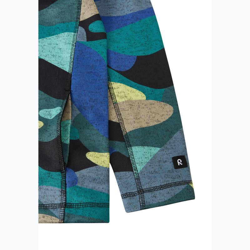 Детски поларен суитшърт Reima Niksini aquatic blue 4