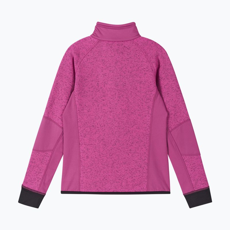 Детски поларен суитшърт Reima Laskien fucshia 2