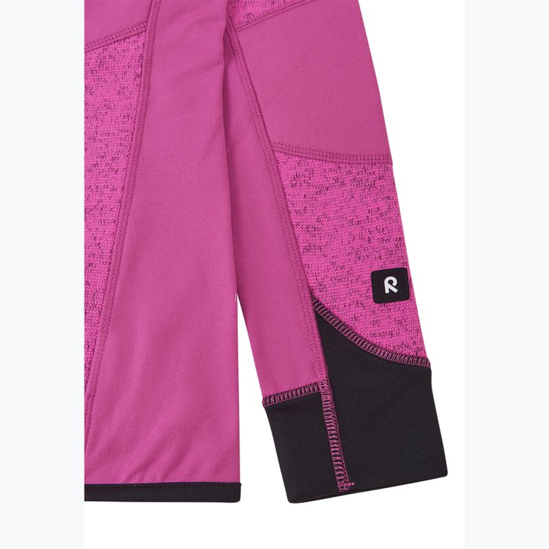 Детски поларен суитшърт Reima Laskien fucshia 4