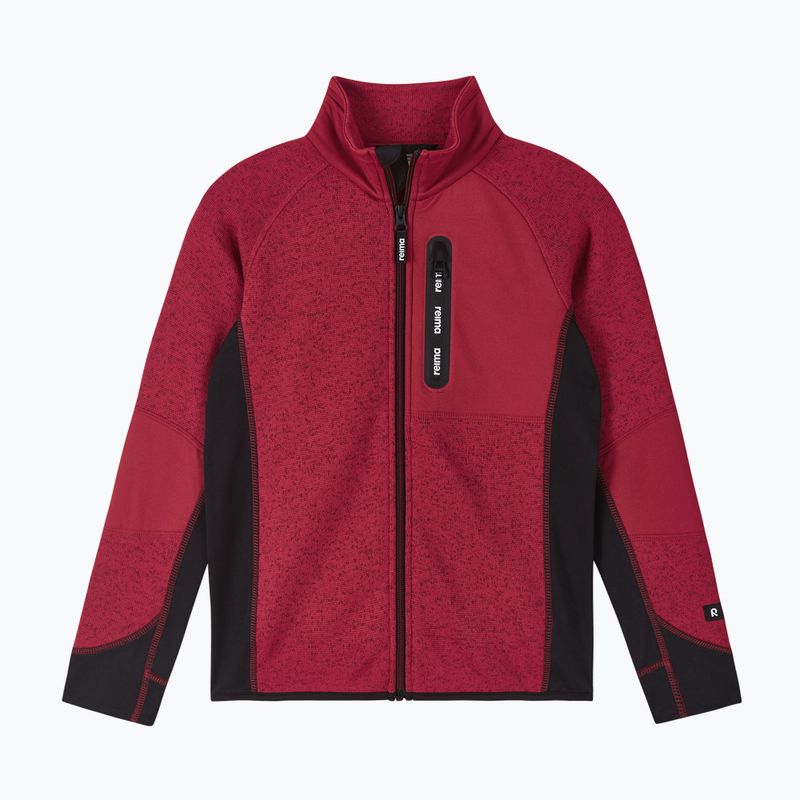 Детски поларен суитшърт Reima Liukuen cranberry