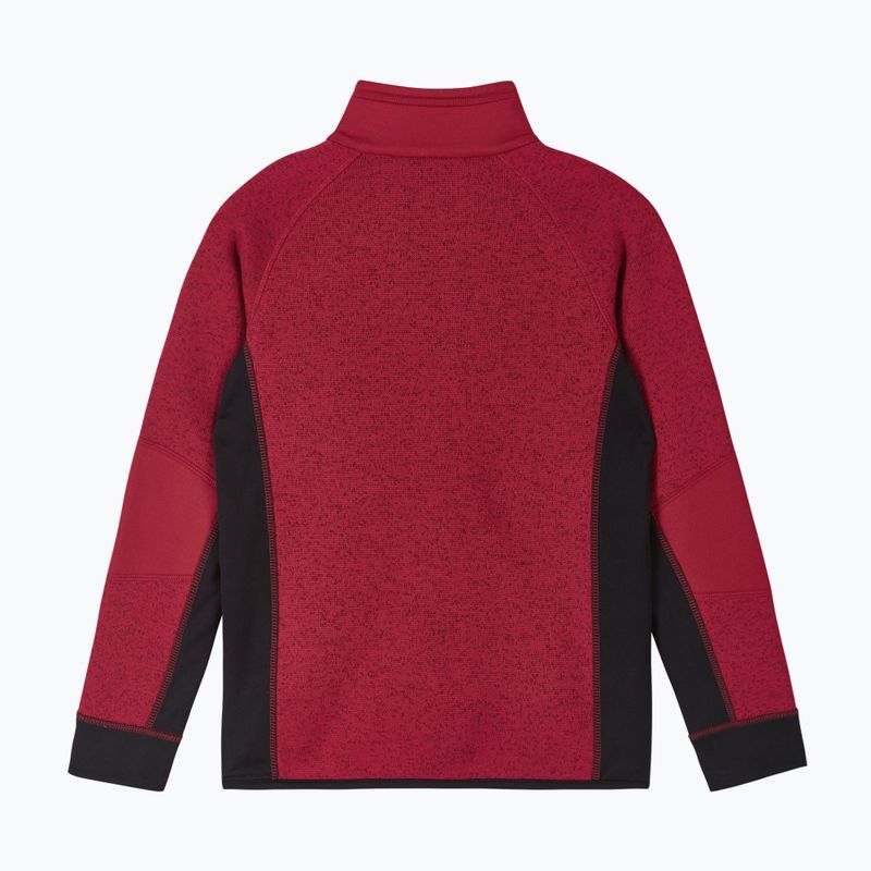 Детски поларен суитшърт Reima Liukuen cranberry 2
