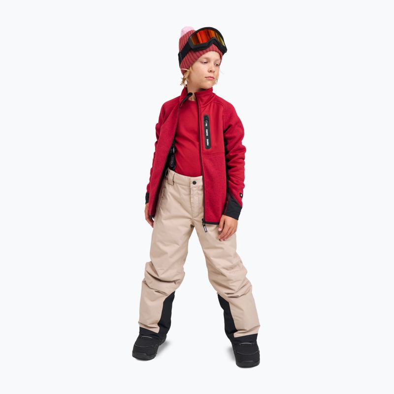 Детски поларен суитшърт Reima Liukuen cranberry 6