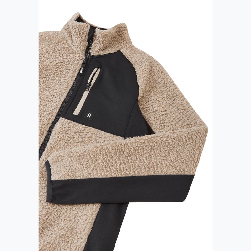 Детски поларен суитшърт Reima Puhku earthy beige 3
