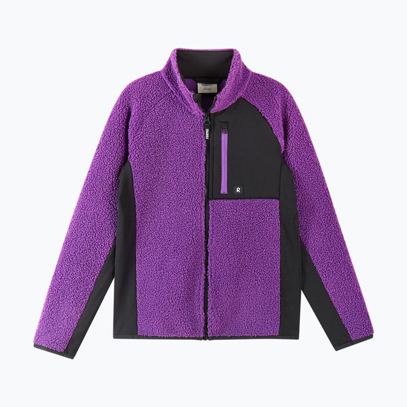 Детски поларен суитшърт Reima Puhku plum purple