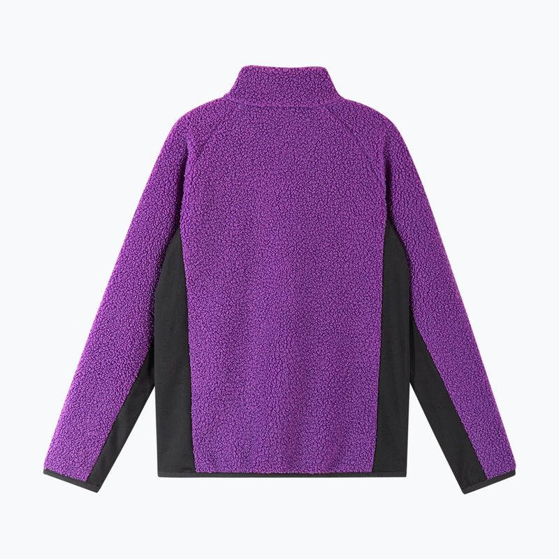 Детски поларен суитшърт Reima Puhku plum purple 2